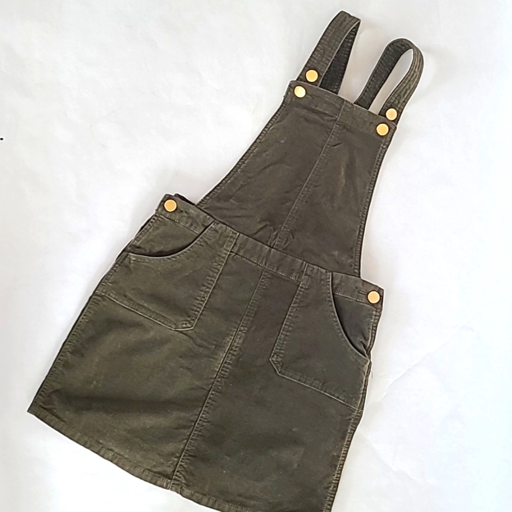 Girls Olive Green Skirtall